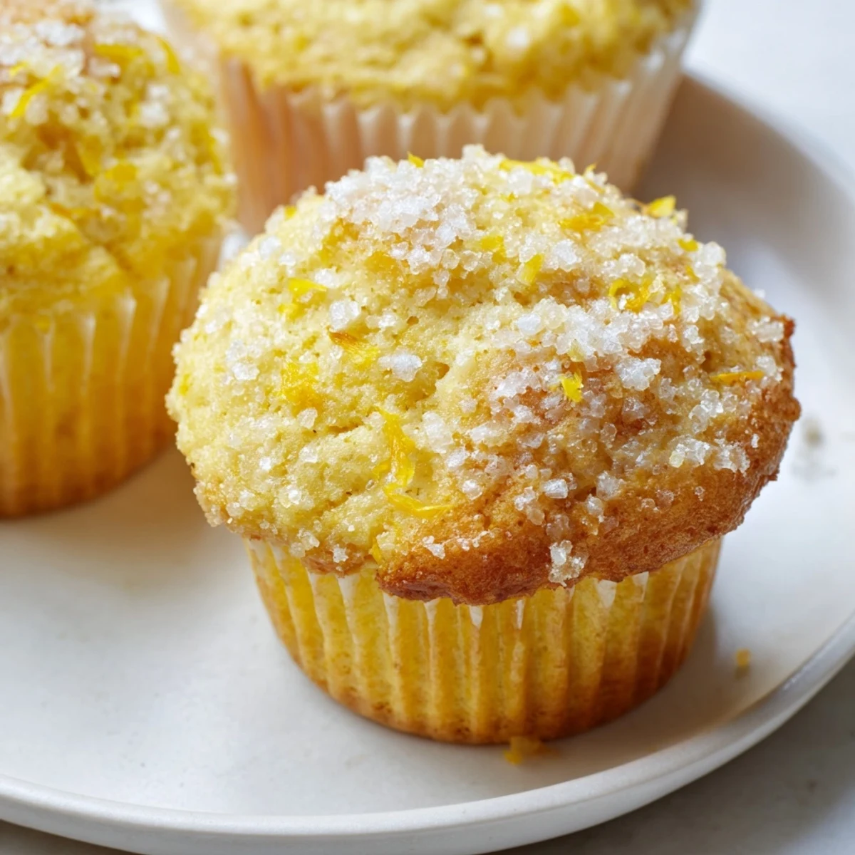 Imagine warm, Simple Sweet Lemon Zest Muffins, their tender crumb bursting with bright citrus and a hint of vanilla.