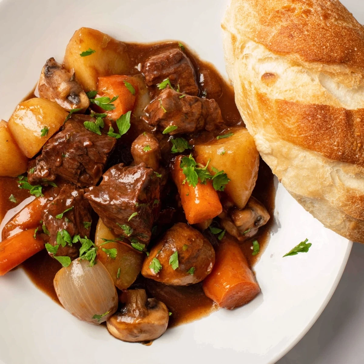 Earthy Beef Stew Bread