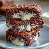 Cream Cheese Stuffed Brownies