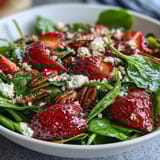 Spring Strawberry Spinach Salad