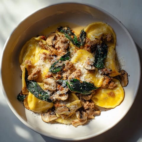 Golden-brown sausage and mushrooms mingle with tender gnocchi in this hearty Woodsy Skillet.