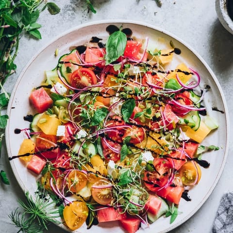 Abstract Expressionist Salad