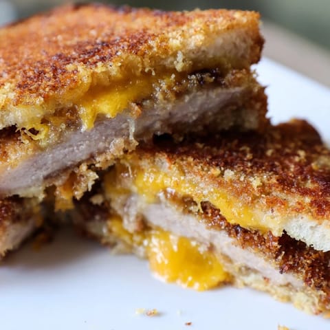 Crispy Panko Pork Chop Sandwich