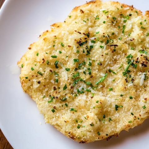 Puffy Cloud Bread Savory Toast with garlic and Parmesan, ready to be dipped into a bowl of creamy tomato soup.