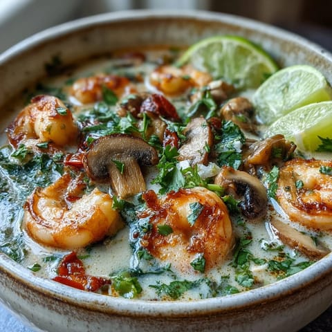 Thai Coconut Shrimp Soup