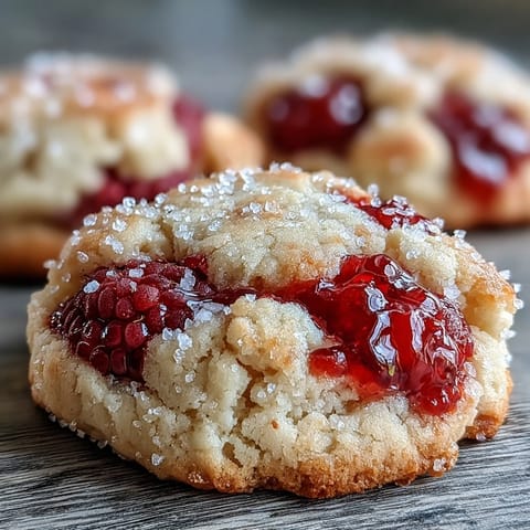 Soft Chewy Raspberry Sugar Cookies