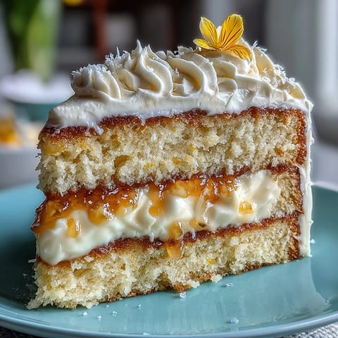 Mother's Day Lemon Layer Cake