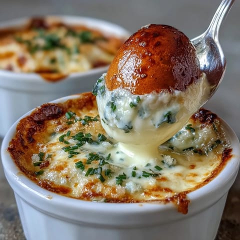 Golden Easter Eggs en Cocotte, bathed in rich cream and herbs.