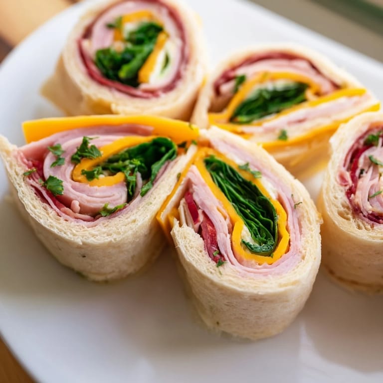 Delicious, bite-sized star-shaped deli roll-ups: A fun and flavorful appetizer featuring assorted cold cuts.