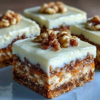 Carrot Cake Cheesecake Bars